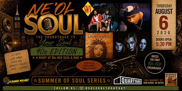 Image principale de Ne'Ol Soul Thursday: 90's Edition
