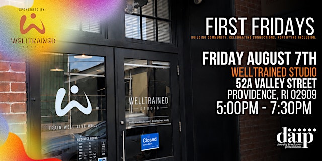 Imagen principal de First Fridays: August Wellness Edition x Welltrained Studio
