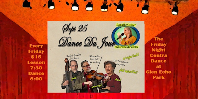 Image principale de Contra Dance with Sarah Kaiser & Dance Du Jour!