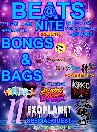 Image principale de BEATS @ NITE PRESENTS: BONGS & BAGS