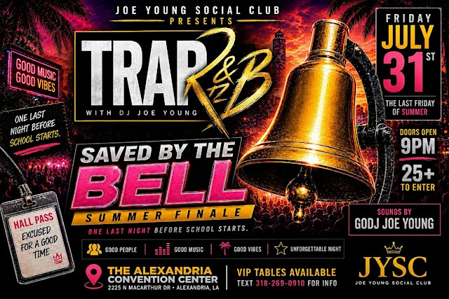 Image principale de Trap R&B With Joe Young Summer Finale