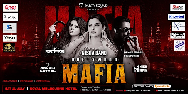 Imagen principal de BOLLYWOOD MAFIA NIGHT ft. NISHA BANO, Muszik Mmafia & DJ Sonali Katyal