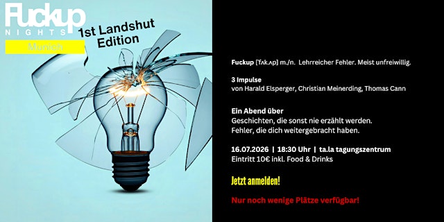 Image principale de FuckUp Night Landshut