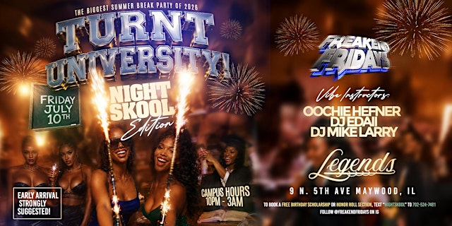 Image principale de TURNT UNIVERSITY: Night Skool Edition
