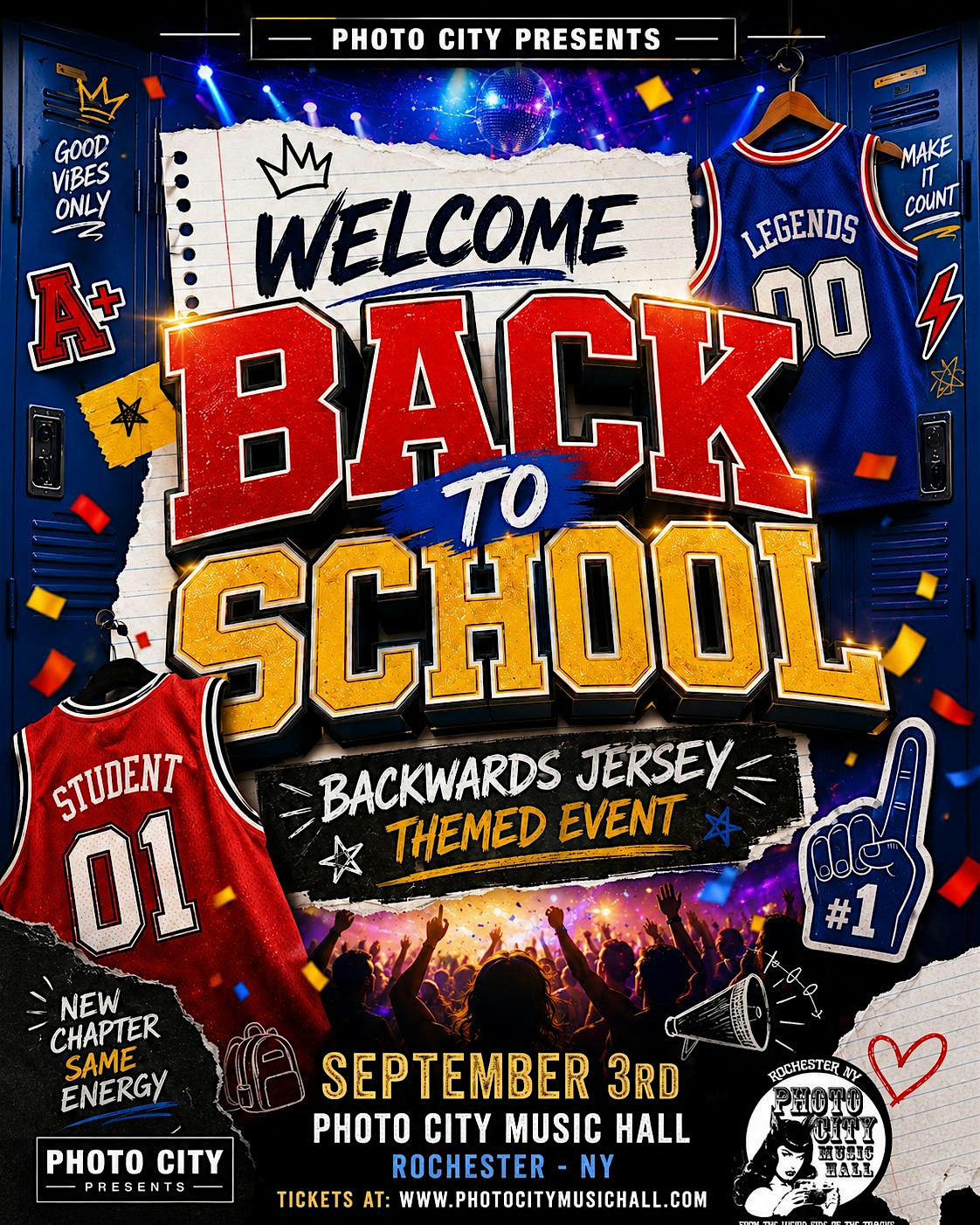 Back To School - Backwards Jersey Event