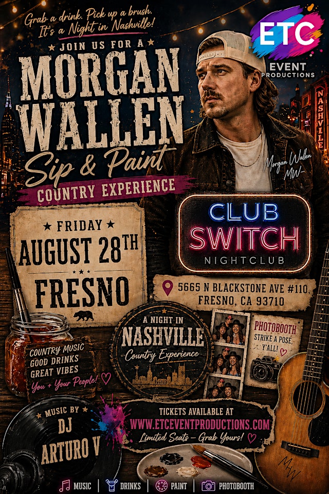 Image principale de MORGAN WALLEN SIP & PAINT FRESNO