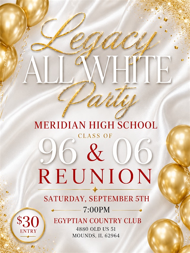 Image principale de Legacy White Party hosted by ‘96 & ‘06