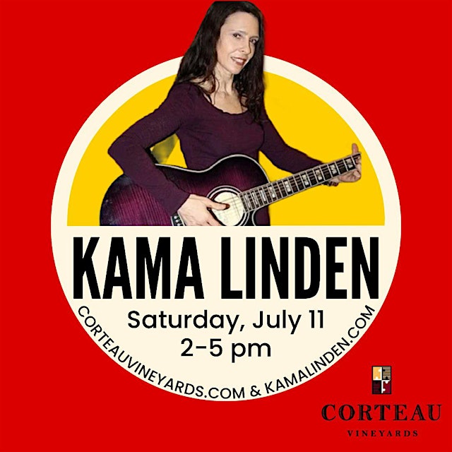 Primaire afbeelding van Kama Linden performing at Corteau Vineyards - FREE