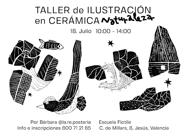 Imagen principal de Taller de ilustración en cerámica