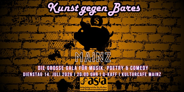 Image principale de Kunst gegen Bares - 14.07.2026