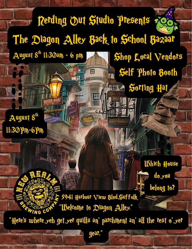 The Diagon Alley Back to School Bazaar primary image