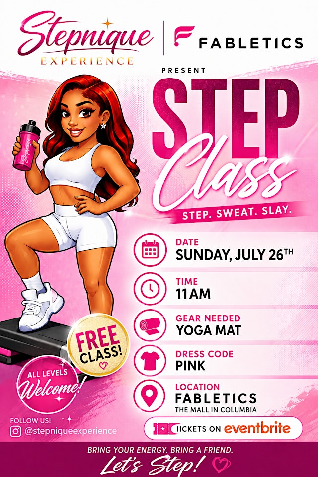 Image principale de Step Class with Stepnique Experience!!