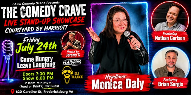 Image principale de Comedy Crave Live | Stand-Up Comedy at Courtyard by Marriott Fredericksburg