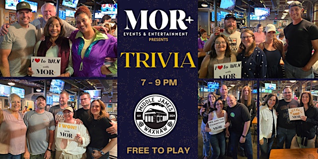 Image principale de MOR+ Trivia @ Middle James Brewing - Waxhaw