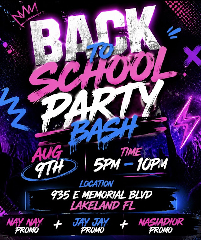 Image principale de Back to School Bash