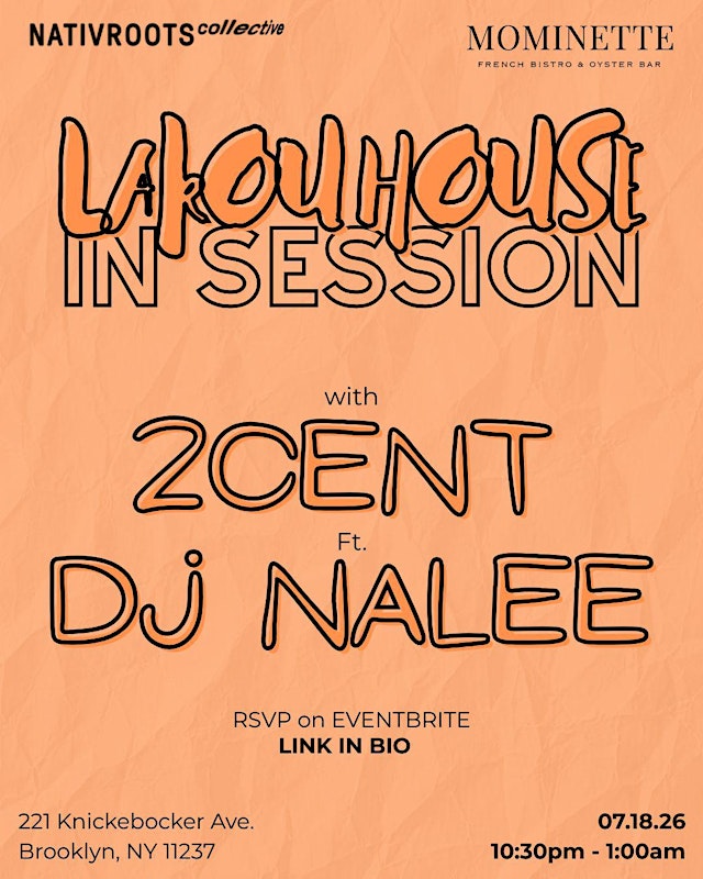 Imagen principal de LAKOU HOUSE IN SESSION AT MOMINETTE