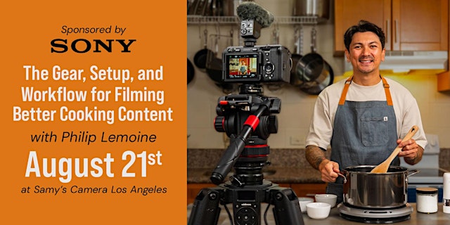 Image principale de The Gear, Setup, and Workflow for Filming Better Cooking Content