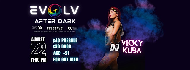 Imagen principal de eVOLV After Dark with DJ Vicky Kuba