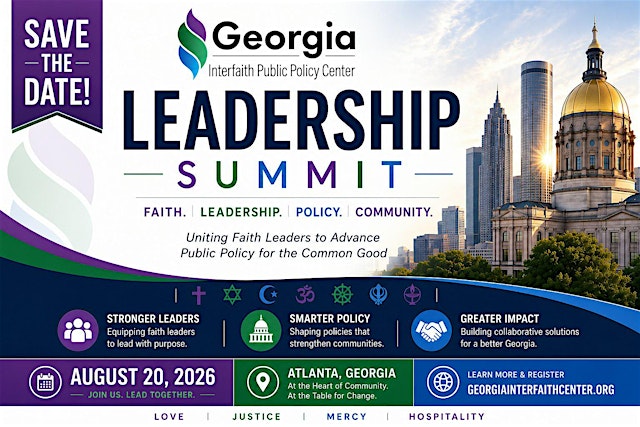 Primaire afbeelding van Georgia Interfaith Public Policy Centre Annual Leadership Summit