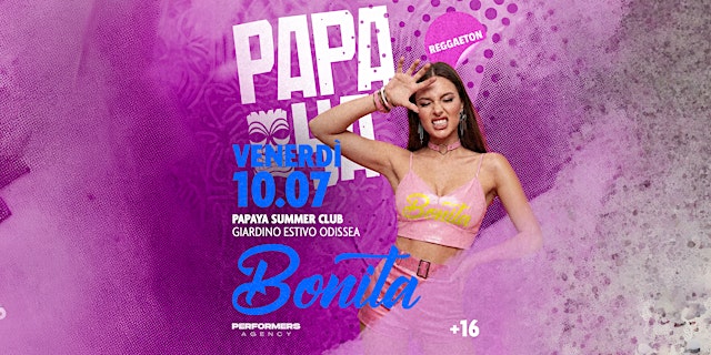 Image principale de BONITA | @PapayaSummerClub | 10.07.2026