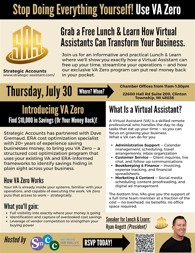 Imagen principal de Lunch & Learn: Strategic Accounts