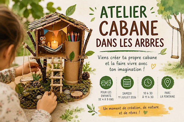 Image principale de TREE HOUSE WORKSHOP FOR KIDS