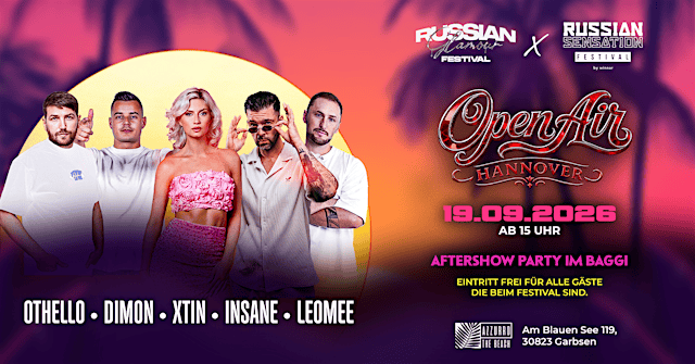 19.09.26 ★ RUSSIAN GLAMOUR FESTIVAL x RUSSIAN SENSATION OPEN AIR ★ AZZURRO primary image