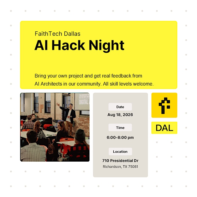 August AI Hack Night primary image