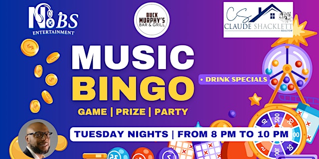 Image principale de Music Bingo Night | Odenton MD | FREE Entry | Drink Specials | Every Tues