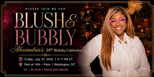 Image principale de Blush & Bubbly - Alexandria's 34th Birthday Celebration!