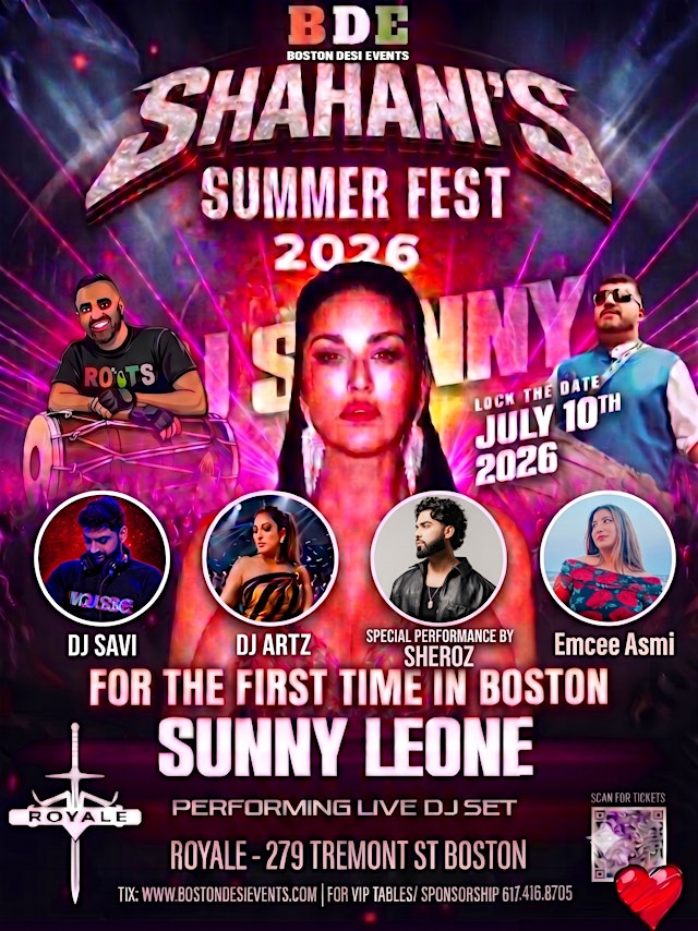Image principale de SUNNY LEONE LIVE IN BOSTON 2026 | Official World Tour DJ Set
