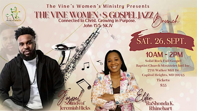 Image principale de The Vine's Women's Gospel Jazz Brunch