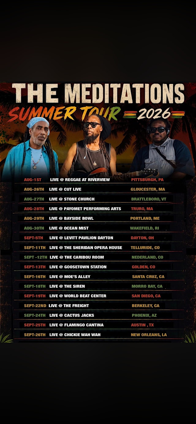 Image principale de The Meditations Summer Tour 2026 - Live in Austin!