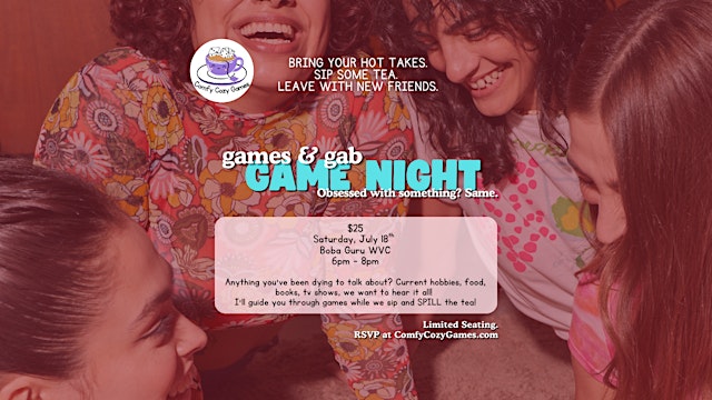 Imagen principal de Games & Gab Game Night