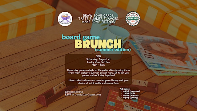 Imagen principal de Board Game Brunch (Summer Edition)