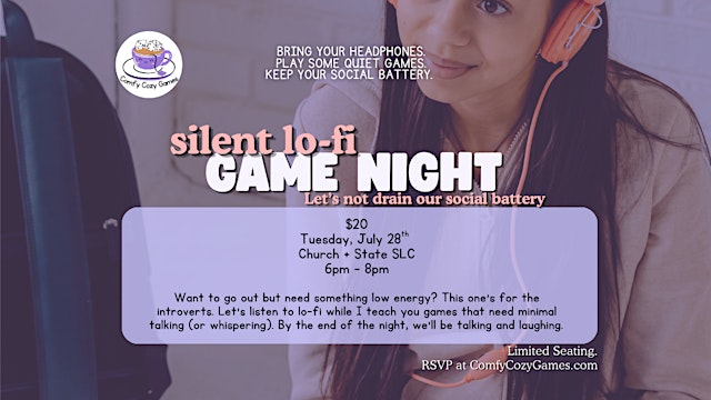 Imagen principal de Silent lo-fi Game Night