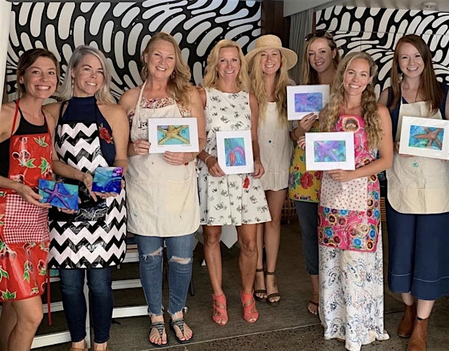 Imagem principal de Alcohol ink painting with JennyBHawaii