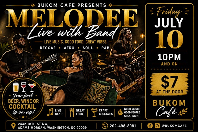 Image principale de Melodee Live with Band at Bukom Café