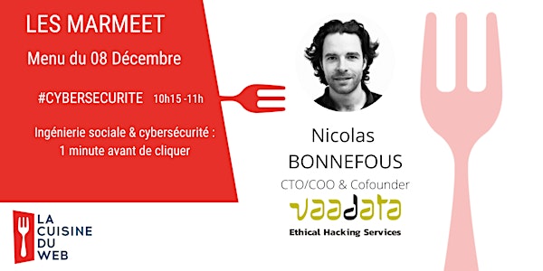 Webinar  MARMEET #CYBERSECURITE : Ingénierie sociale & cybersécurité