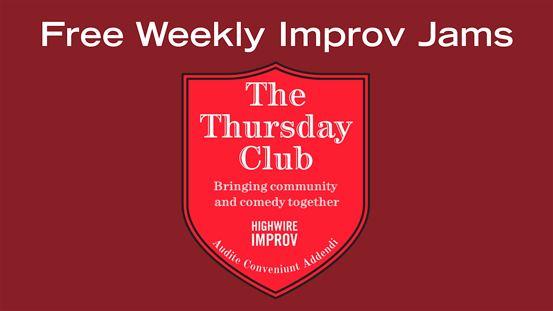 Thursday Club Special: Longer Scenes Improv Jam