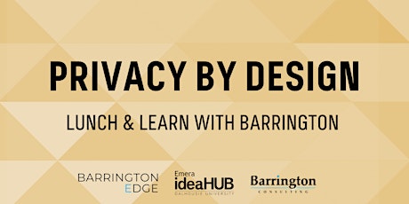 Privacy by Design with Barrington primary image