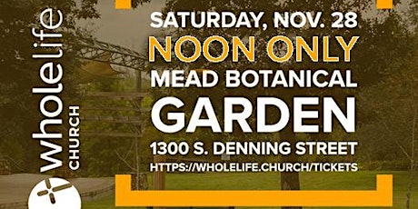 Mead Garden Worship Service - Nov. 28 primary image