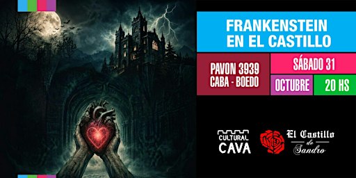 Afiche de Frankestein en el Castillo