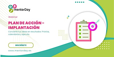 Eventos Programados Webinar: Plan de acción, implantación