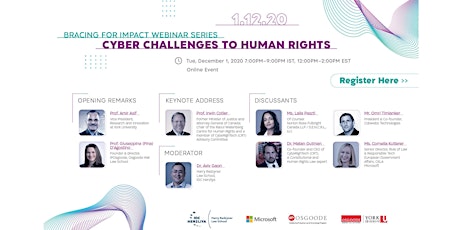Bracing for Impact Webinar Series – Cyber Challenges to Human Rights primary image