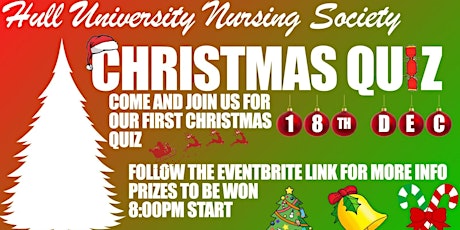Hull University Nursing Society Christmas Quiz primary image