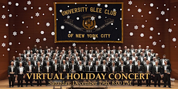 University Glee Club of NYC  Virtual Holiday Concert with SoHarmoniums