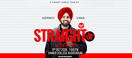 Jaspreet Singh Live in Montreal 2026 in Montreal