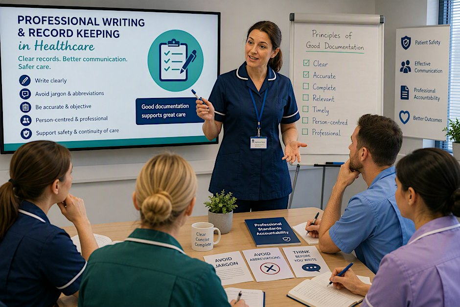 Professional Writing & Recording in Healthcare