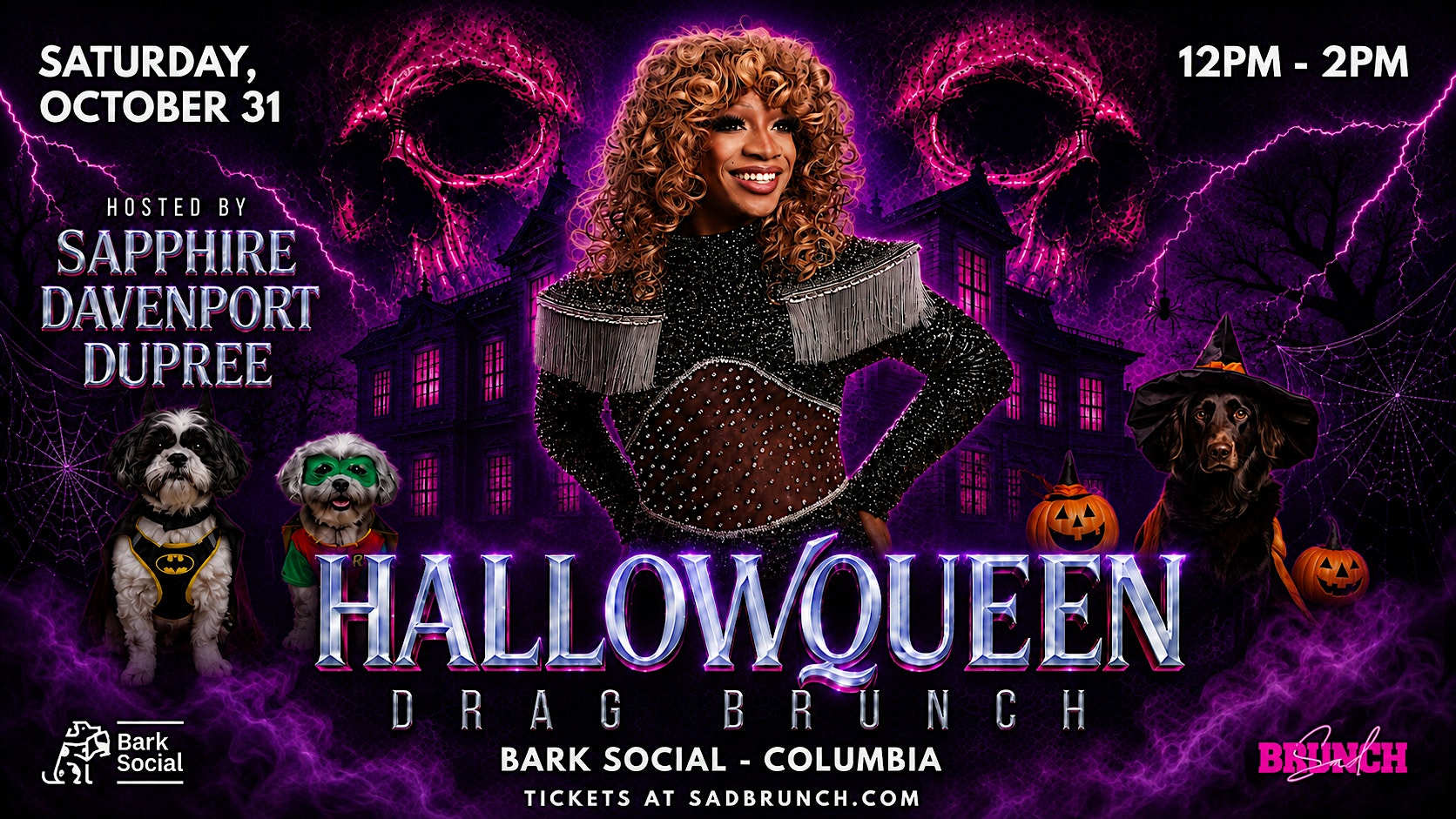 HallowQueen Drag Brunch @ Bark Social COLUMBIA